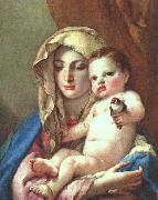 Giovanni Battista Tiepolo Madonna of the Goldfinch Spain oil painting artist